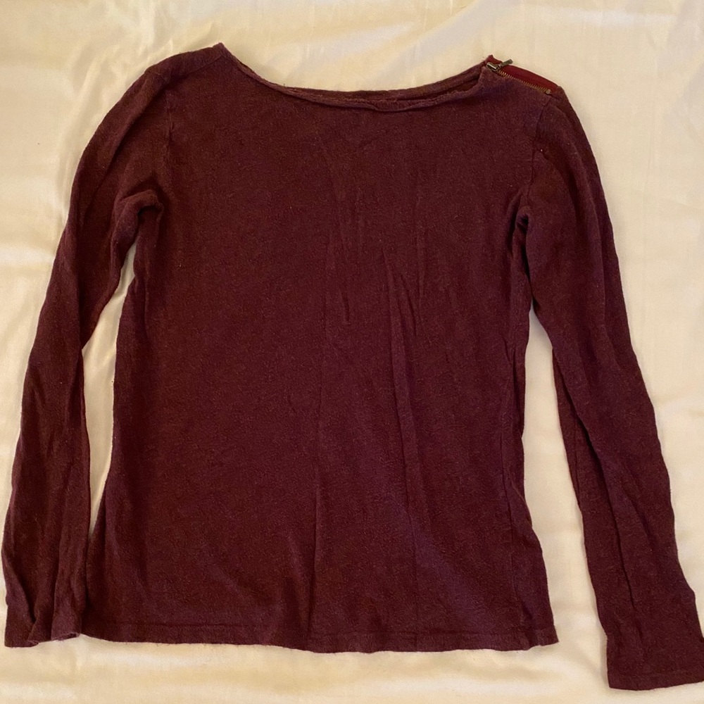 Ann Taylor LOFT- cotton long sleeve shirt